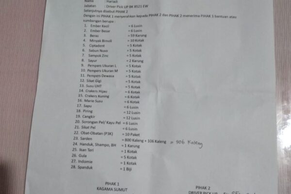 Galeri Realisasi Donasi Sumut (9)